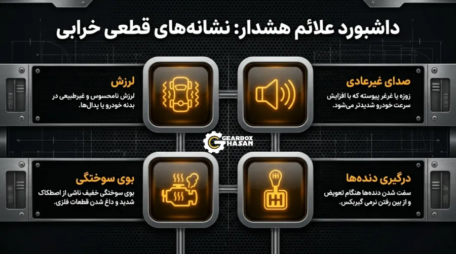نشانه های خرابی بلبرینگ پراید